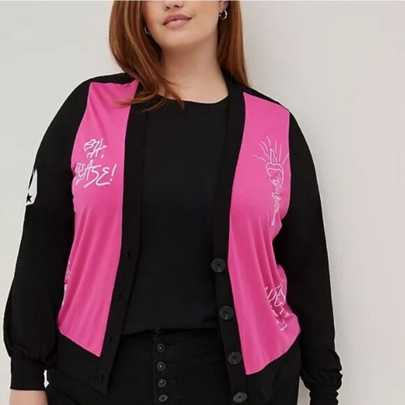 Torrid LOVESICK Cardigan Size 1 - Picture 1 of 8